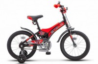 Детский велосипед Stels Jet 16" Z010 черный красный 2022 - магазин СпортДоставка. Спортивные товары интернет магазин в Петропавловск-Камчатском 