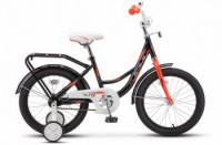 Детский велосипед Stels Flyte 18" Z011 Чёрный красный 2022 - магазин СпортДоставка. Спортивные товары интернет магазин в Петропавловск-Камчатском 