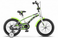 Детский велосипед Stels Arrow 16" V020 зеленый 2022 - магазин СпортДоставка. Спортивные товары интернет магазин в Петропавловск-Камчатском 