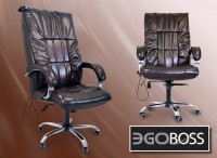 Офисное массажное кресло EGO BOSS EG1001 Шоколад в комплектации LUX - магазин СпортДоставка. Спортивные товары интернет магазин в Петропавловск-Камчатском 
