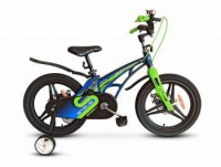 Детский велосипед Stels Galaxy Pro 16" V010 зеленый 2022 - магазин СпортДоставка. Спортивные товары интернет магазин в Петропавловск-Камчатском 