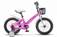 Детский велосипед Stels Pilot-150 16" V010 розовый 2022 - магазин СпортДоставка. Спортивные товары интернет магазин в Петропавловск-Камчатском 