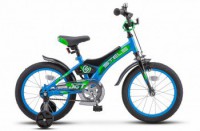 Детский велосипед Stels Jet 16" Z010 синий черный  2022 - магазин СпортДоставка. Спортивные товары интернет магазин в Петропавловск-Камчатском 