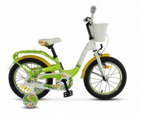 Детский велосипед Stels Pilot-190 16" V030 Зелёный жёлтый белый 2022 - магазин СпортДоставка. Спортивные товары интернет магазин в Петропавловск-Камчатском 